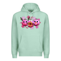 Seafoam pink christmas Premium Hoodie - CowGirlArtShop