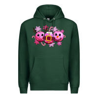 Sports Green pink christmas Premium Hoodie - CowGirlArtShop