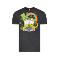 Vintage Black st. patrick's day school bus Vintage Tee - MaliasSmallBusiness