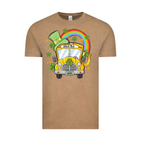 Vintage Coffee st. patrick's day school bus Vintage Tee - MaliasSmallBusiness