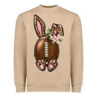 Mushroom American Football Easter Bunny Heavyweight Sweatshirt - BundleAndBundleShop