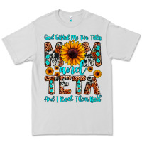 Dove Grey god gifted me two titles mom and teta and i rock t Premium Tee - JahusDesignShop