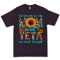 Plum god gifted me two titles mom and teta and i rock t Premium Tee - JahusDesignShop