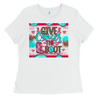 White give cancer the boot Ladies Tee - JahusDesignShop