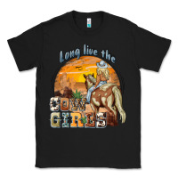 Black long live the cowgirls Classic Tee - NancyCooperArtShop