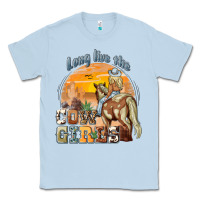 Dusty Blue long live the cowgirls Classic Tee - NancyCooperArtShop