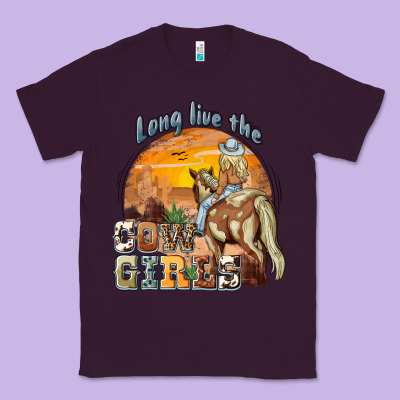 Long Live The Cowgirls Classic Tee Designed By Nancycooperartshop