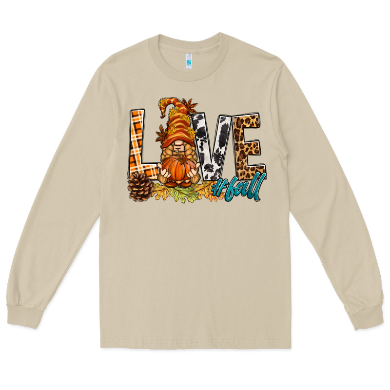 Love Fall Gnome Long Sleeve Tee by BundleAndBundleShop | Teevron