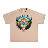 Burro wallen with bull skull Urban Heavy Tee - NancyCooperArtShop