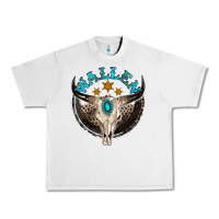 Lunar Rock wallen with bull skull Urban Heavy Tee - NancyCooperArtShop