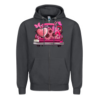 Smoke cancer truck back view Zipper Hoodie - NancyCooperArtShop