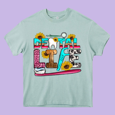 Dental Life Heavy Core Tee Designed By Artiststas
