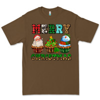 Cacao merry christmas with cupcakes Premium Tee - AdoDesignShop