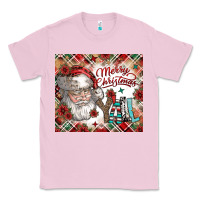 Bubblegum Pink merry christmas y'all Classic Tee - CowhideDigitalArt