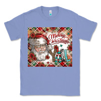 Colony Blue merry christmas y'all Classic Tee - CowhideDigitalArt