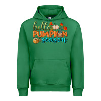 Emerald hello pumpkin season Urban Hoodie - BundleAndBundleShop