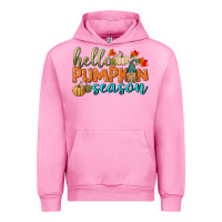 Fuchsia Pink hello pumpkin season Urban Hoodie - BundleAndBundleShop