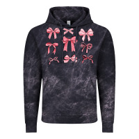 Cloud Black pink ribbons Vintage Hoodie - MaliasSmallBusiness