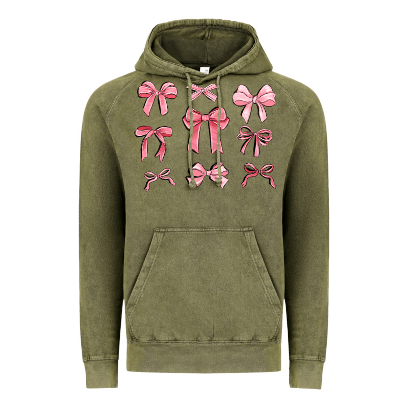 Pink Ribbons Vintage Hoodie by MaliasSmallBusiness | Teevron