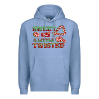 Colony Blue sweet but a little twisted Premium Hoodie - CowGirlArtShop