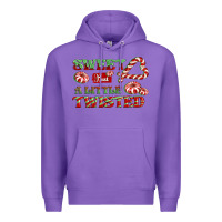 Purple sweet but a little twisted Premium Hoodie - CowGirlArtShop