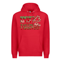 Red sweet but a little twisted Premium Hoodie - CowGirlArtShop