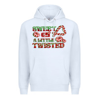 White sweet but a little twisted Premium Hoodie - CowGirlArtShop