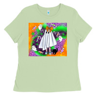 Matcha cute ghost halloween tumbler Ladies Tee - BundleAndBundleShop