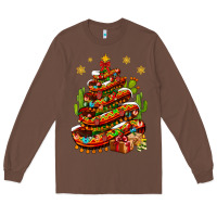 Chestnut Christmas Feliz Navidad Sombrero Tree Long Sleeve Tee - BundleAndBundleShop