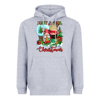Heather Grey just a girl who loves christmas Heavyweight Hoodie - CowGirlArtShop