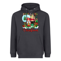 Smoke just a girl who loves christmas Heavyweight Hoodie - CowGirlArtShop