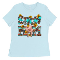 Show Mom Pig Ladies Tee | Teevron