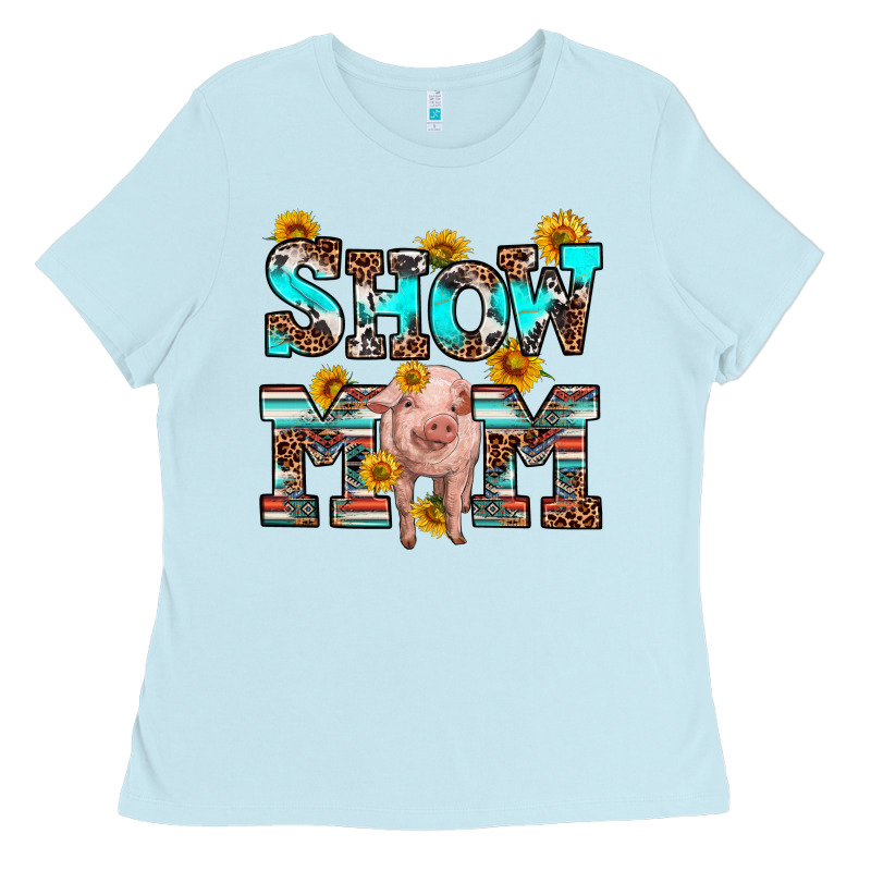 Show Mom Pig Ladies Tee by RanaPortraitStore | Teevron