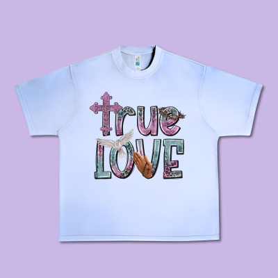 True Love Urban Heavy Tee Designed By Nancycooperartshop