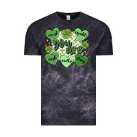 Cloud Black st. patrick's day positive affirmations Vintage Tee - MaliasSmallBusiness