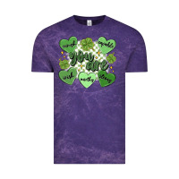 Cloud Purple st. patrick's day positive affirmations Vintage Tee - MaliasSmallBusiness