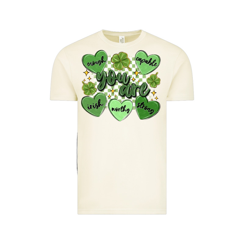 St. Patrick's Day Positive Affirmations Vintage Tee by MaliasSmallBusiness | Teevron
