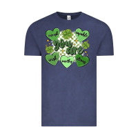 Vintage Denim st. patrick's day positive affirmations Vintage Tee - MaliasSmallBusiness