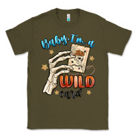 Army Green baby im a wild card Classic Tee - MaliasSmallBusiness