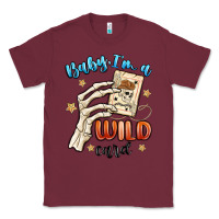 Burgundy baby im a wild card Classic Tee - MaliasSmallBusiness