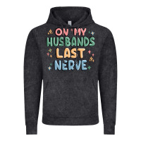 Vintage Black on my husbands last last nerve Vintage Hoodie - MaliasSmallBusiness
