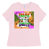 Bubblegum Pink freak in the sheets tumbler Ladies Tee - BundleAndBundleShop