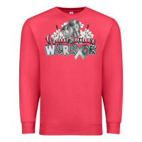 Cardinal brain cancer warrior Premium Sweatshirt - CowGirlArtShop