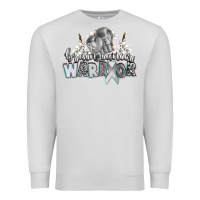 Dove Grey brain cancer warrior Premium Sweatshirt - CowGirlArtShop