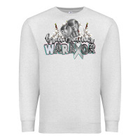 Oatmeal Heather brain cancer warrior Premium Sweatshirt - CowGirlArtShop