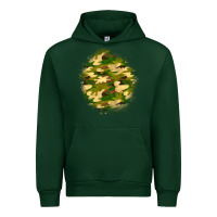 Forest Green camouflage patch Urban Hoodie - BundleAndBundleShop
