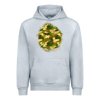 Heather Grey camouflage patch Urban Hoodie - BundleAndBundleShop