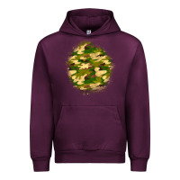 Mauve Wine camouflage patch Urban Hoodie - BundleAndBundleShop