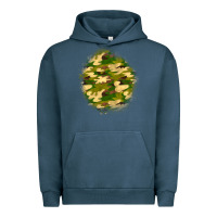 Pigment Midnight Navy camouflage patch Urban Hoodie - BundleAndBundleShop