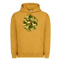 Pigment Peanut Butter camouflage patch Urban Hoodie - BundleAndBundleShop